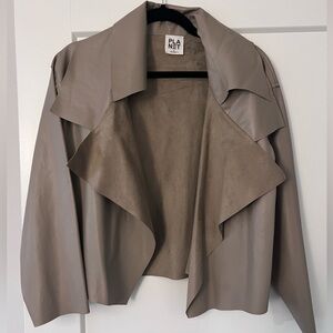PLANET by Lauren G Vegan Leather Jacket